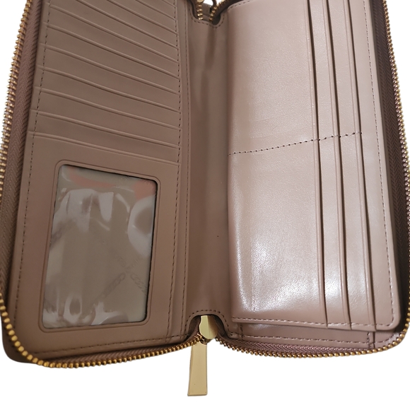 Michael Kors Large Logo Jacquard Continental Wallet - Picture 4 of 5